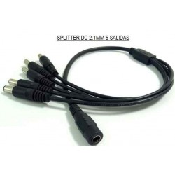 Cable Splitter 5 Canales 2.1mm